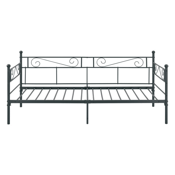 Cama de metal Kerava 90x200 cm con colchón de espuma fría varios colores en.casa