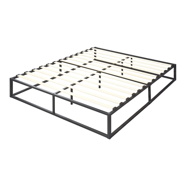 Cama de metal Kreta con colchón de espuma fría en varios colores y tamaños [en.casa]