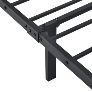Cama de metal Laos en varios tamaños Negro [en.casa]