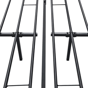 Cama de metal Laos en varios tamaños Negro [en.casa]