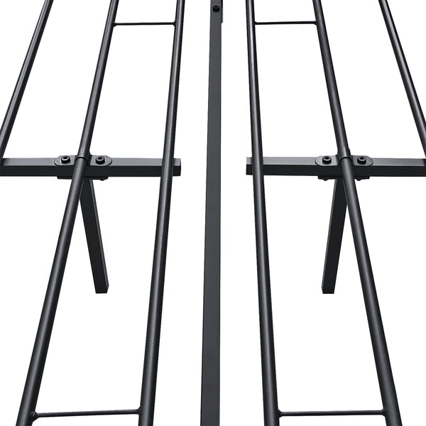Cama de metal Laos en varios tamaños Negro [en.casa]