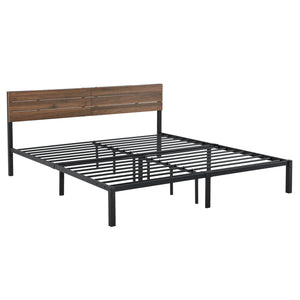 Cama de metal Lausanne en varios tamaños Negro en.casa