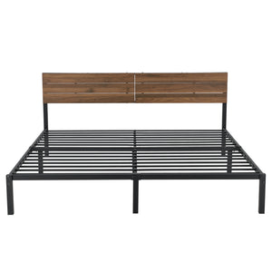 Cama de metal Lausanne en varios tamaños Negro en.casa