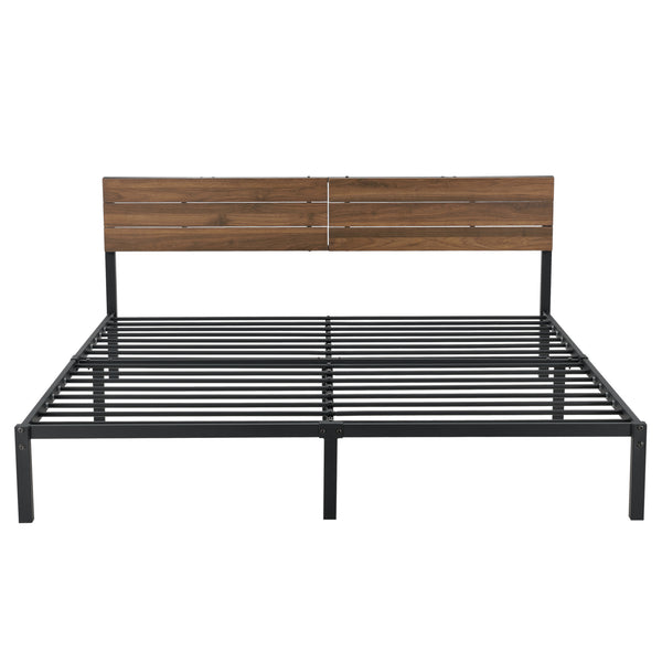 Cama de metal Lausanne en varios tamaños Negro en.casa