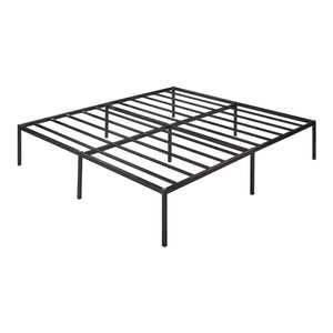 Cama de metal Vårdö con colchón [en.casa]