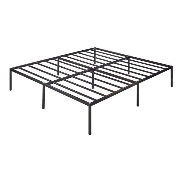 Cama de metal Vårdö con colchón [en.casa]