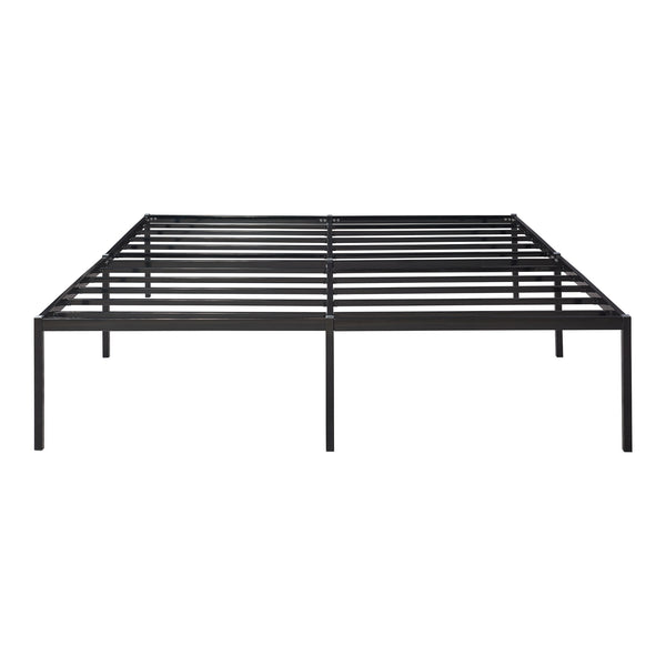Cama de metal Vårdö con colchón [en.casa]