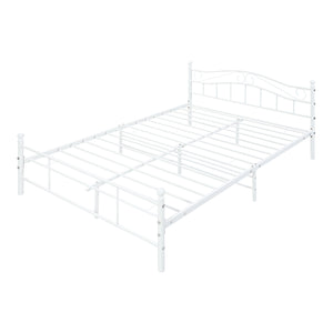 Cama de metal Florencia con colchón [en.casa]