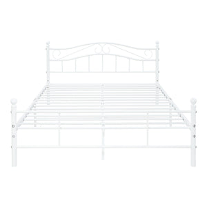 Cama de metal Florencia con colchón [en.casa]