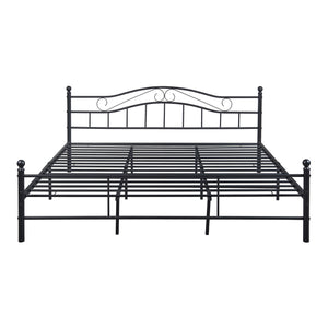 Cama de metal Florencia con colchón [en.casa]
