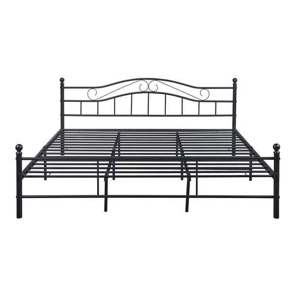 Cama de metal Florencia con colchón [en.casa]