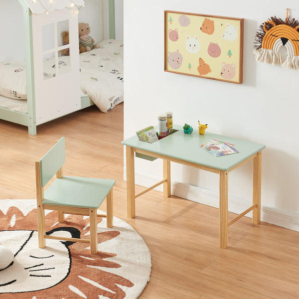 Escritorio infantil con silla Skjåk [en.casa]