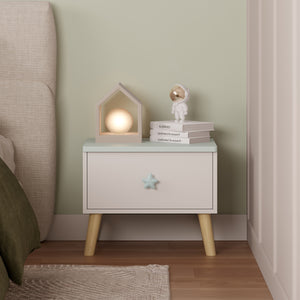 Mesita de noche para niños Sandnes 31x38x30 cm [en.casa]