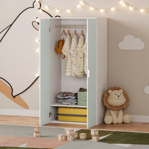 Armario para ropa infantil Sandnes 123x60x40 cm [en.casa]