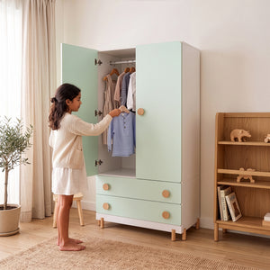 Armario para ropa infantil Vaarentaa [en.casa]