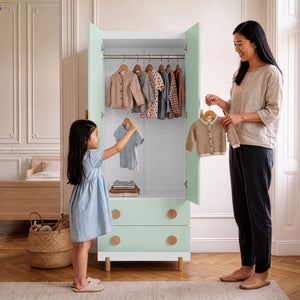Armario para ropa infantil Vaarentaa [en.casa]
