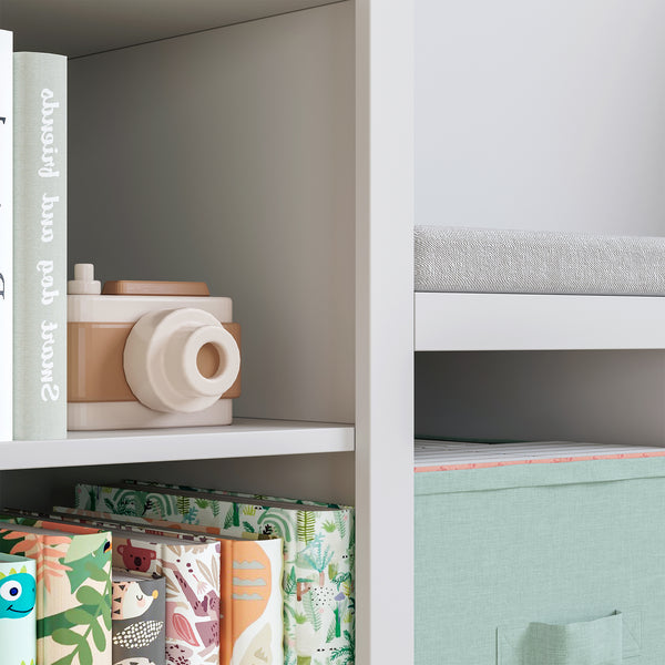 Estantería para niños con banco Høylandet [en.casa]