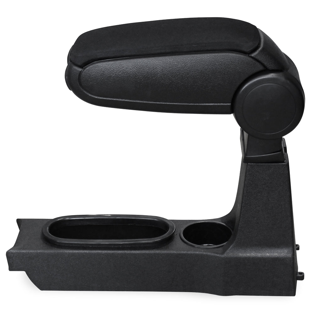 Reposabrazos central para Ford Fiesta 1995 - 2002 Mazda 121 con compartimento de almacenamiento negro [pro.tec] - premiumXL
