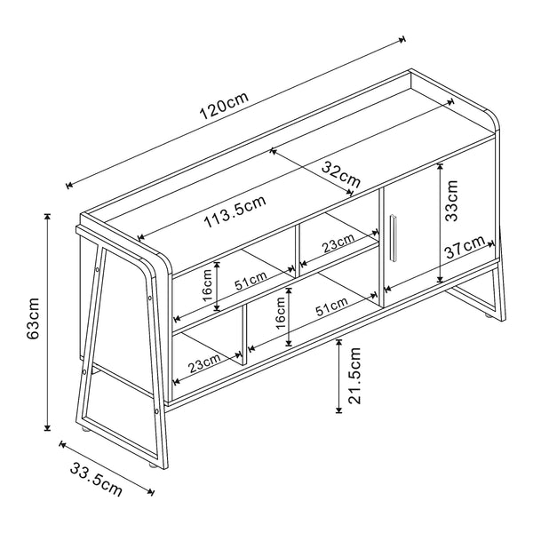 Conjunto de muebles Storfjord [en.casa]