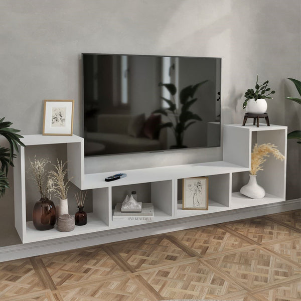 Conjunto de muebles modulares Hustersurd de 2 piezas [en.casa]