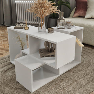 Conjunto de muebles modulares Hustersurd de 2 piezas [en.casa]