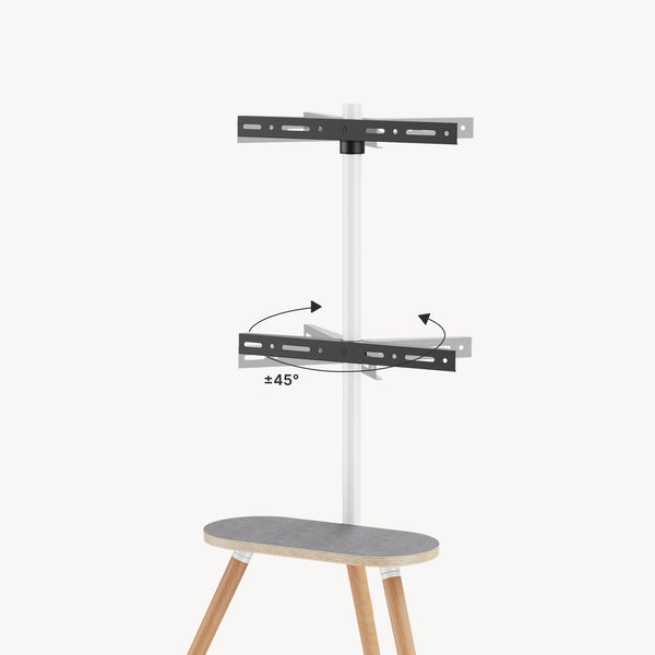 Soporte para televisión Valle con estante [pro.tec]