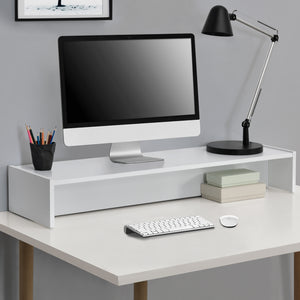 Estante para monitor Flenserg 100x27x15 cm en varios colores en.casa - premiumXL