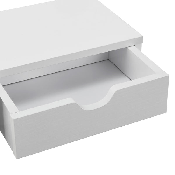 Soporte para monitor Mänttä con 2 cajones 50x18x13cm en varios colores [en.casa]