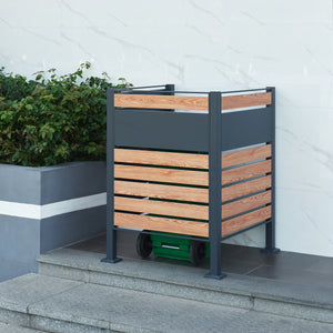 Valla para cubos de basura Uusikaupunki [en.casa] - premiumXL