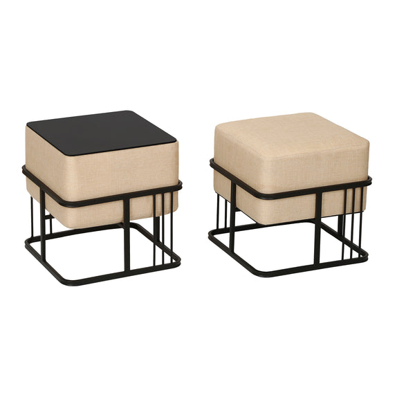 Taburete apilable multifuncional Tas [en.casa]