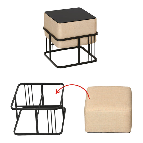 Taburete apilable multifuncional Tas [en.casa]