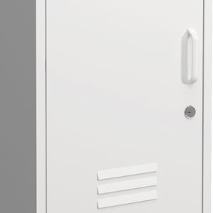 Mesita de noche Hausjärvi juego de 2 piezas con tirador de puerta a la derecha y a la izquierda [en.casa]