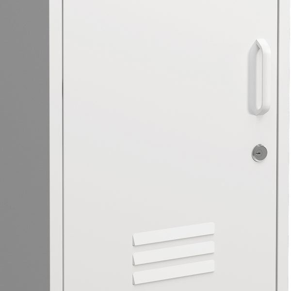 Mesita de noche Hausjärvi juego de 2 piezas con tirador de puerta a la derecha y a la izquierda [en.casa]