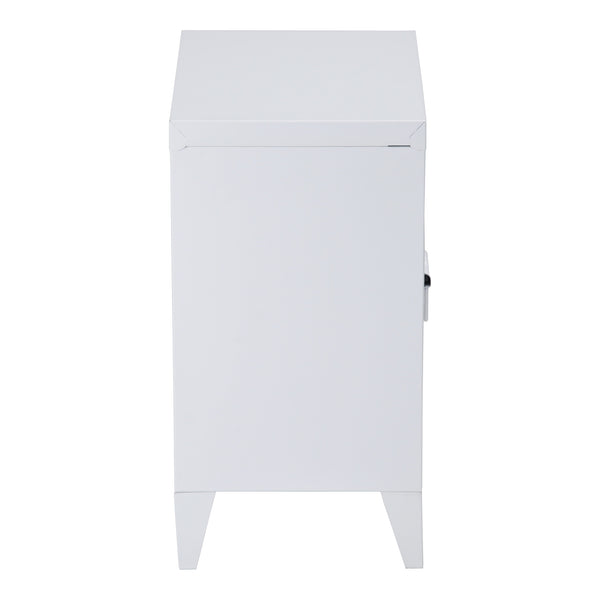 Mesita de noche Inari juego de 2 acero [en.casa]