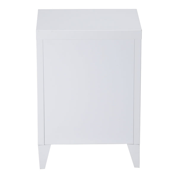 Mesita de noche Inari juego de 2 acero [en.casa]