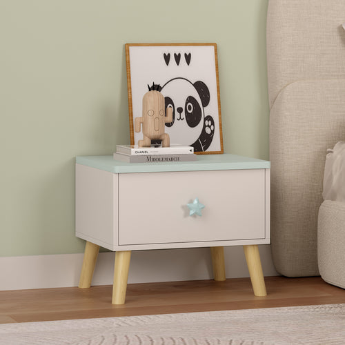 Mesita de noche para niños Sandnes 31x38x30 cm [en.casa]