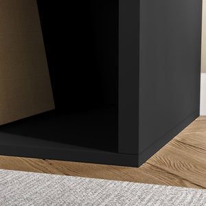 Mesita de noche Nand cajón + 1 compartimento 55x45x39 cm [en.casa]