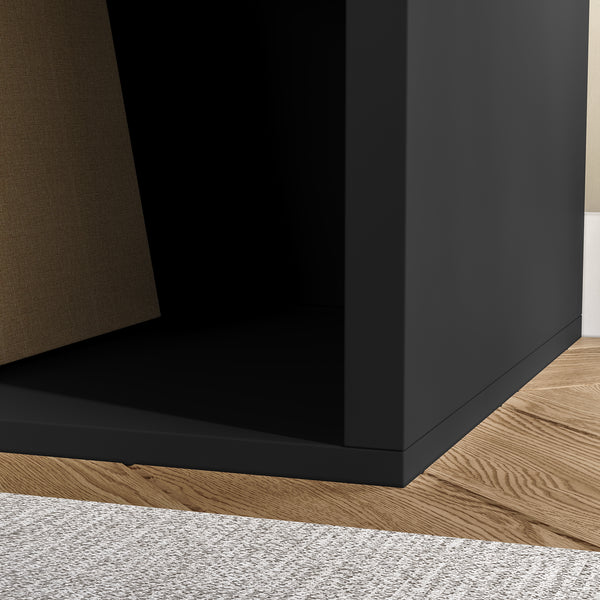 Mesita de noche Nand cajón + 1 compartimento 55x45x39 cm [en.casa]