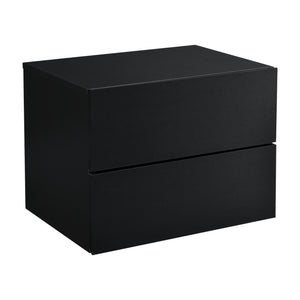 Mesita de noche colgante Ampfing con 2 cajones en varios colores [en.casa]