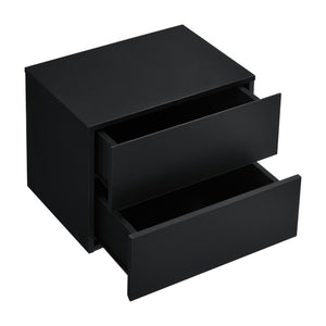 Mesita de noche colgante Ampfing con 2 cajones en varios colores [en.casa]