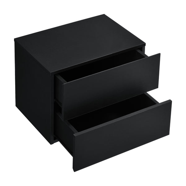 Mesita de noche colgante Ampfing con 2 cajones en varios colores [en.casa]