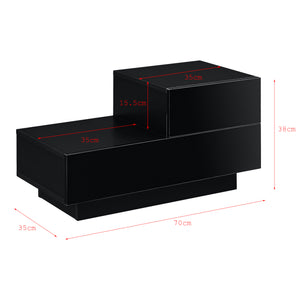 Mesa auxiliar Sebokeng derecha 38x70x35 cm en varios colores en.casa