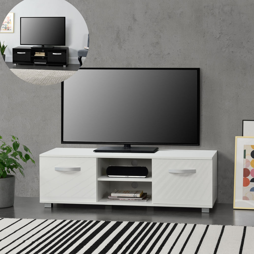 Mesa de televisión Laugar 120x40x38 cm en varios colores en.casa - premiumXL