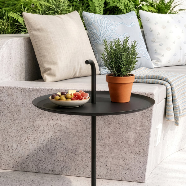 Mesa auxiliar de jardín Calimera 56,5x38 cm - [casa.pro]