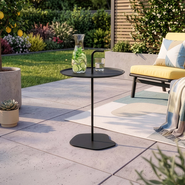 Mesa auxiliar de jardín Calimera 56,5x38 cm - [casa.pro]