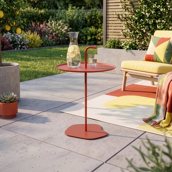 Mesa auxiliar de jardín Calimera 57x38 cm - [casa.pro]