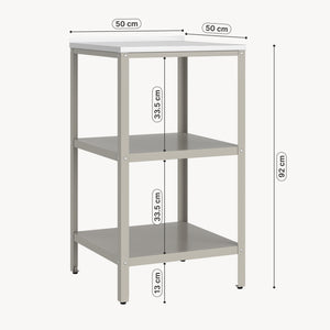 Estantería de pie para Jardín Bolognano 92x50x50 cm - [casa.pro] 