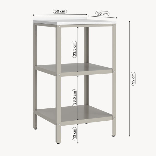 Estantería de pie para Jardín Bolognano 92x50x50 cm - [casa.pro] 