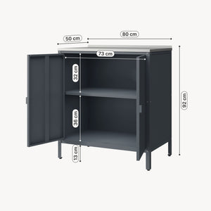 Armario Exterior Bolognano 92x80x50 cm - [casa.pro]