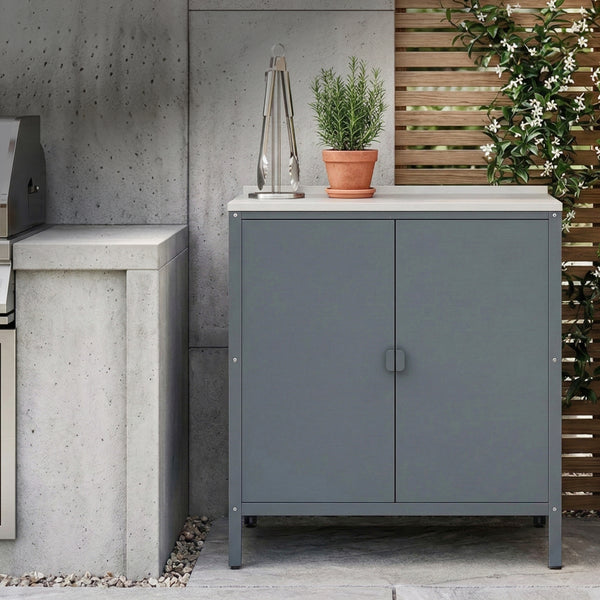 Armario Exterior Bolognano 92x80x50 cm - [casa.pro]